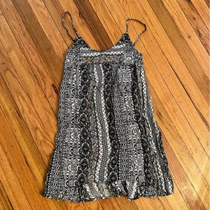 Low back babydoll dress